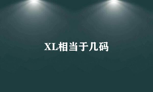 XL相当于几码