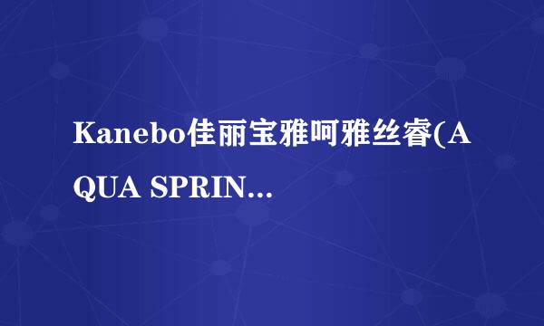 Kanebo佳丽宝雅呵雅丝睿(AQUA SPRINA)澈净柔和洗面霜好用吗？