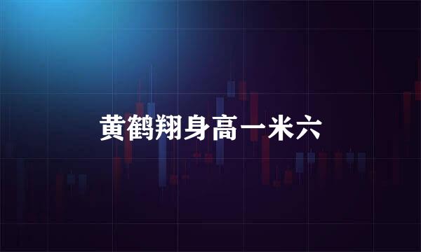 黄鹤翔身高一米六