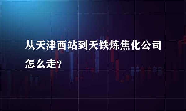 从天津西站到天铁炼焦化公司怎么走？