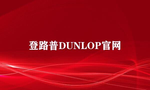 登路普DUNLOP官网