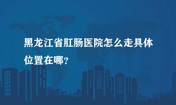 黑龙江省肛肠医院怎么走具体位置在哪？