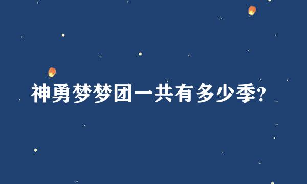 神勇梦梦团一共有多少季？