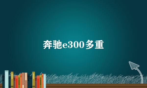 奔驰e300多重