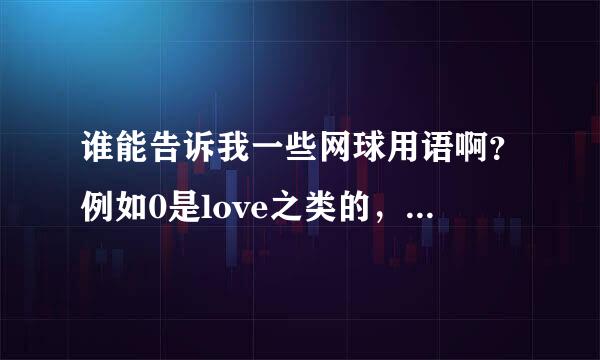 谁能告诉我一些网球用语啊？例如0是love之类的，还有像30-30这种要怎么说？