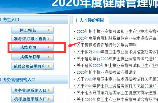 护师资格考试成绩怎么查询
