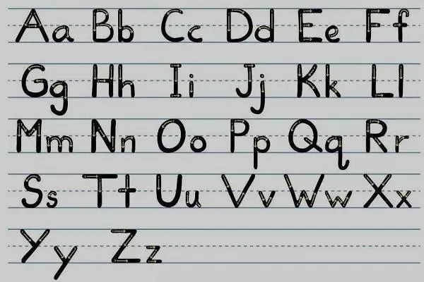 拼音格式26个字母写法