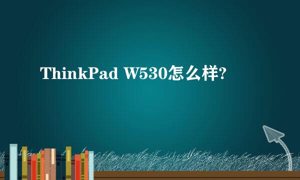 ThinkPad W530怎么样?