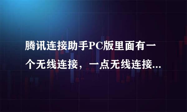 腾讯连接助手PC版里面有一个无线连接，一点无线连接，就直接扫描二维码了，那个二维码怎么搞