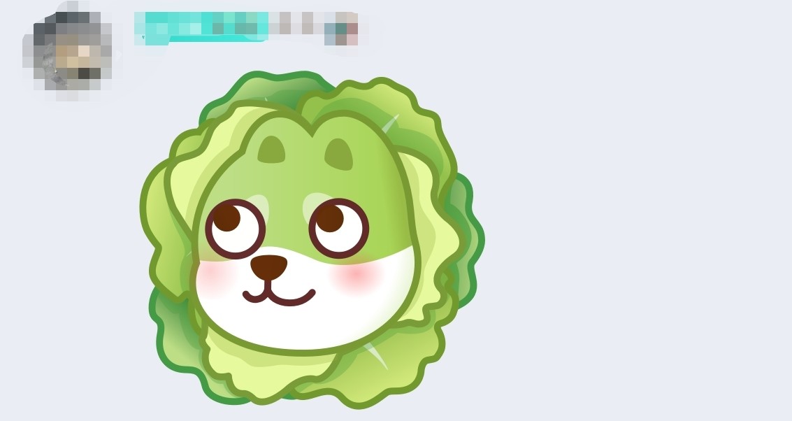QQ新版表情绿色菜狗怎么变大发出去?