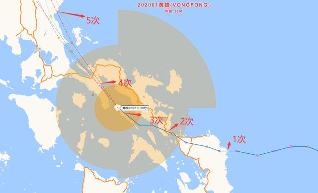 黄蜂预估再次增强，已登陆3次，或还有2次，2号台风要来？