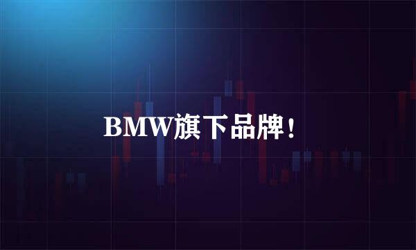 BMW旗下品牌！