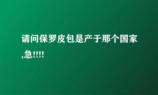 请问保罗皮包是产于那个国家,急!!!!