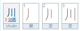 川字是什么结构的？