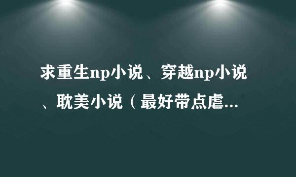 求重生np小说、穿越np小说、耽美小说（最好带点虐），谢谢各位思密达！