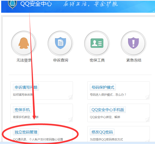 QQ服务独立密码是什么