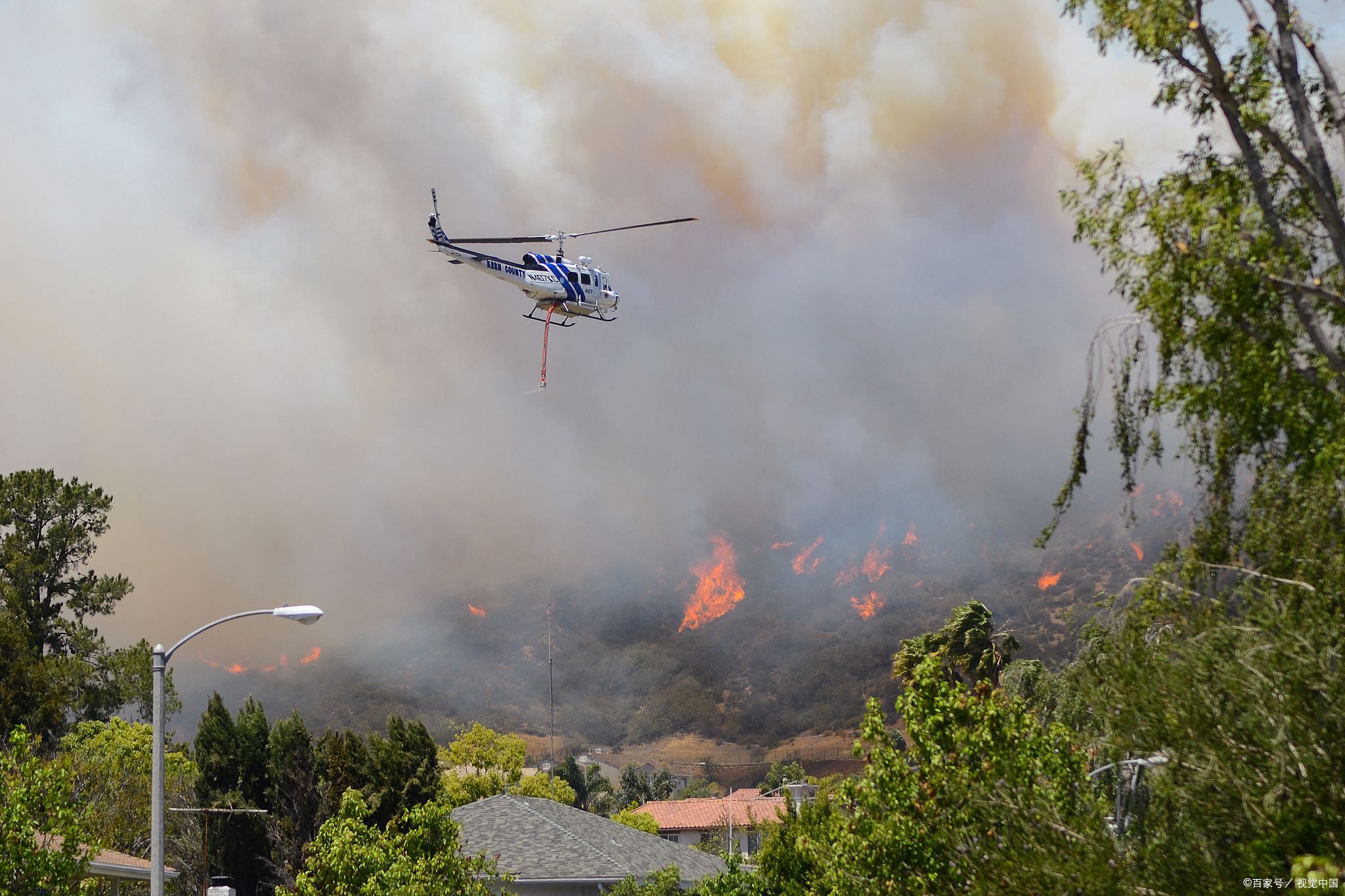 重庆城南家园着火了，现场的火势情况如何？