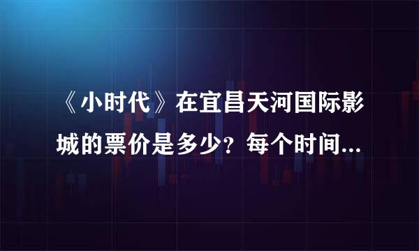 《小时代》在宜昌天河国际影城的票价是多少？每个时间都不一样吧？请详细说明一下