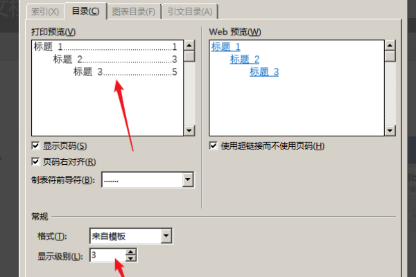 有关WORD2010设置目录的“显示级别”问题