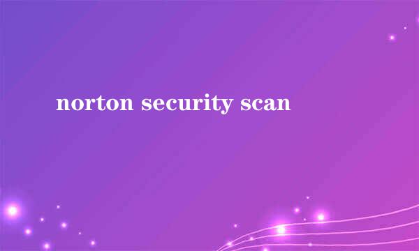 norton security scan