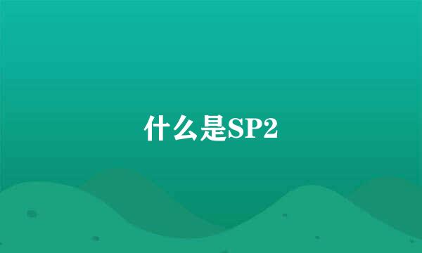 什么是SP2