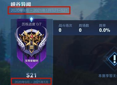 王者荣耀赛季21什么时候结束