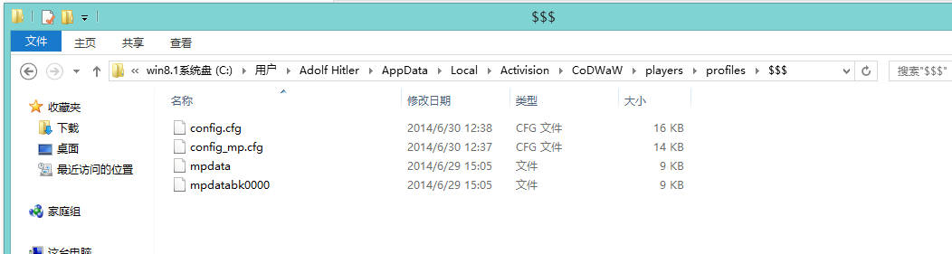 使命召唤5的存档在哪里？