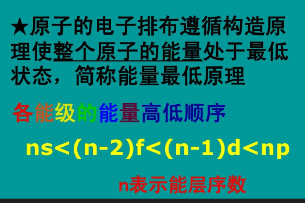 原子核能级的能量顺序？