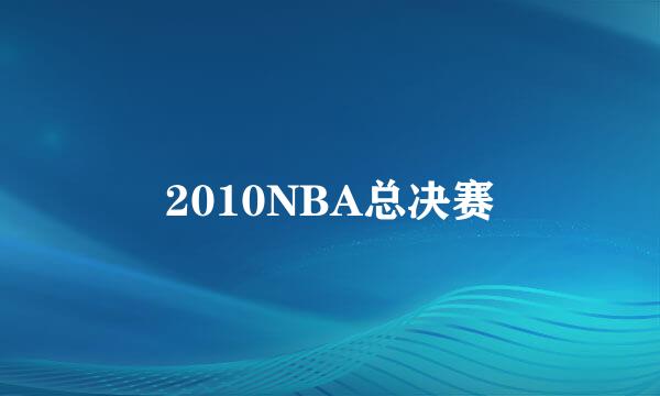 2010NBA总决赛