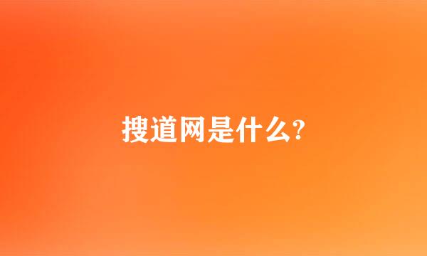 搜道网是什么?