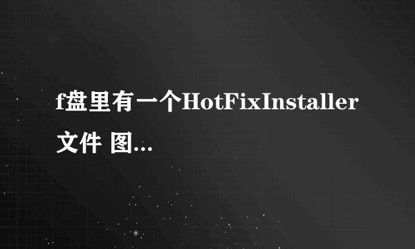 f盘里有一个HotFixInstaller文件 图标很像vc++6.0的 是什么