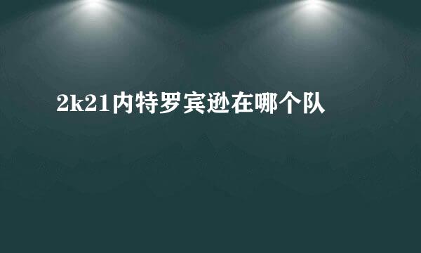 2k21内特罗宾逊在哪个队