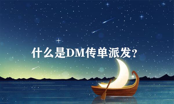 什么是DM传单派发？