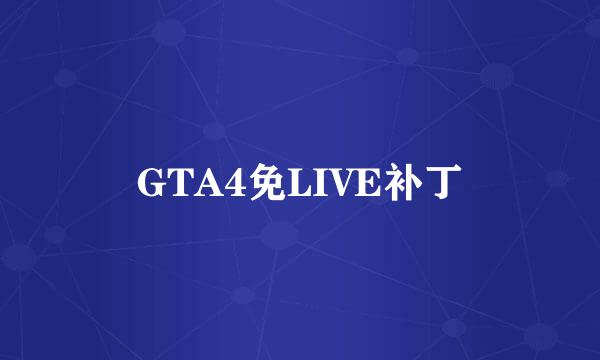 GTA4免LIVE补丁