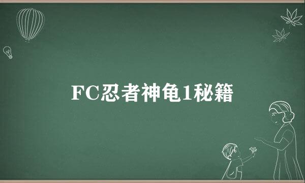 FC忍者神龟1秘籍