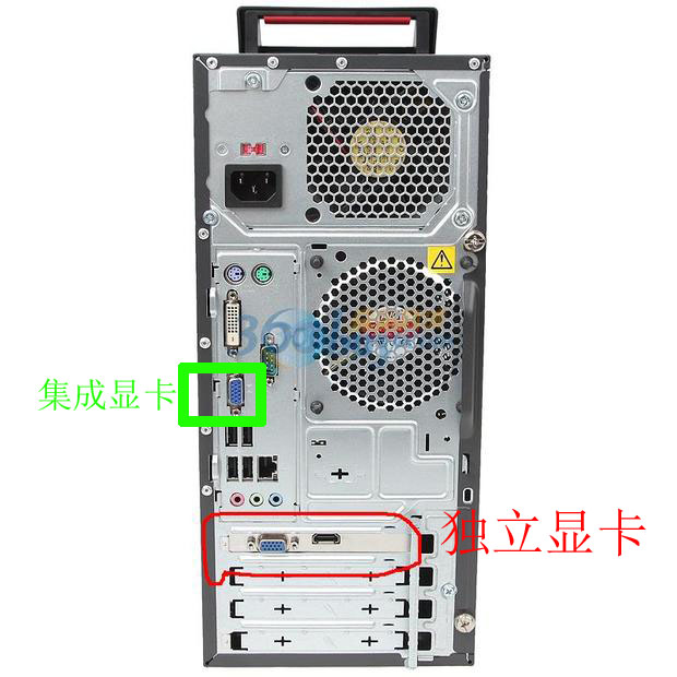 戴尔外星人怎么连接主机和显示器