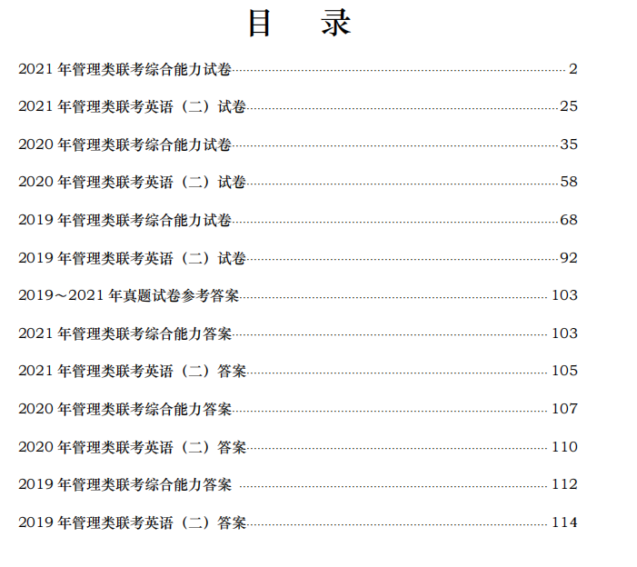 求历年MPA在职研究生考试真题 包括（公共管理基础 综合知识 英语）