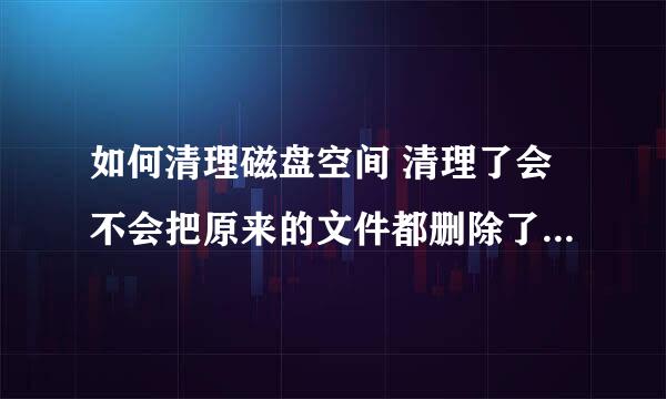 如何清理磁盘空间 清理了会不会把原来的文件都删除了 我要下载文件 明明设置的是存在桌面的