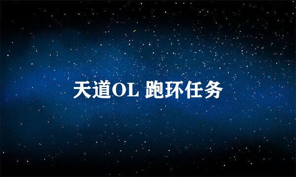 天道OL 跑环任务