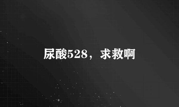 尿酸528，求救啊