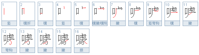 噱这个字什么意思