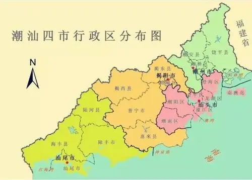 潮汕是哪个省的城市?