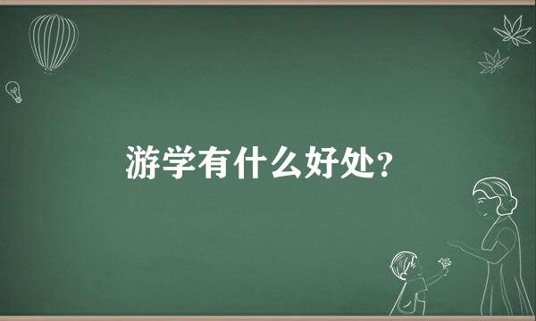 游学有什么好处？