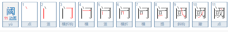 阈怎么读?