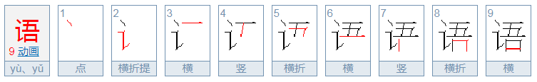 语 的拼音是第几声？