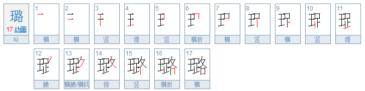 璐有着什么含义呢？