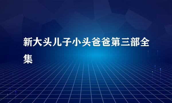 新大头儿子小头爸爸第三部全集