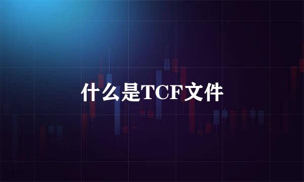 什么是TCF文件