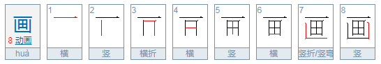 画偏旁部首是什么字