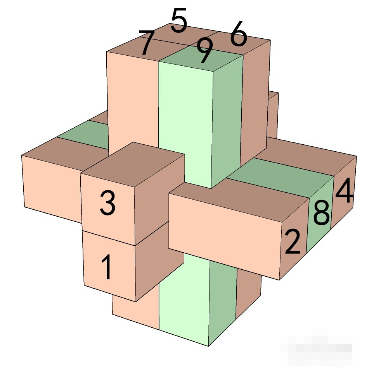 九根孔明锁图解